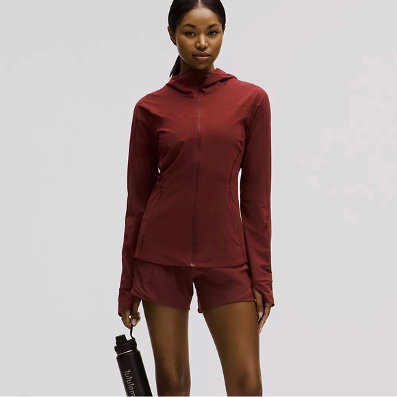 lululemon athletica Jackets & Blazers - Lululemon Mist Over Windbreaker Cranberry Charm